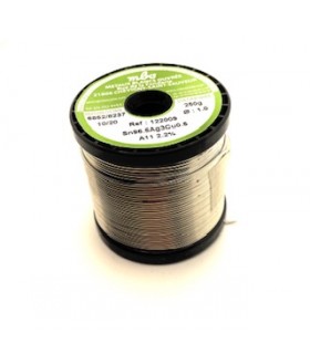 ESTAÑO 1MM 250GR SIN PLOMO - ESTAÑO  -   - 