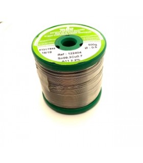 ESTAÑO 500GR SIN PLOMO SN99.3-CU0.7 A1 - ESTAÑO  -   - 