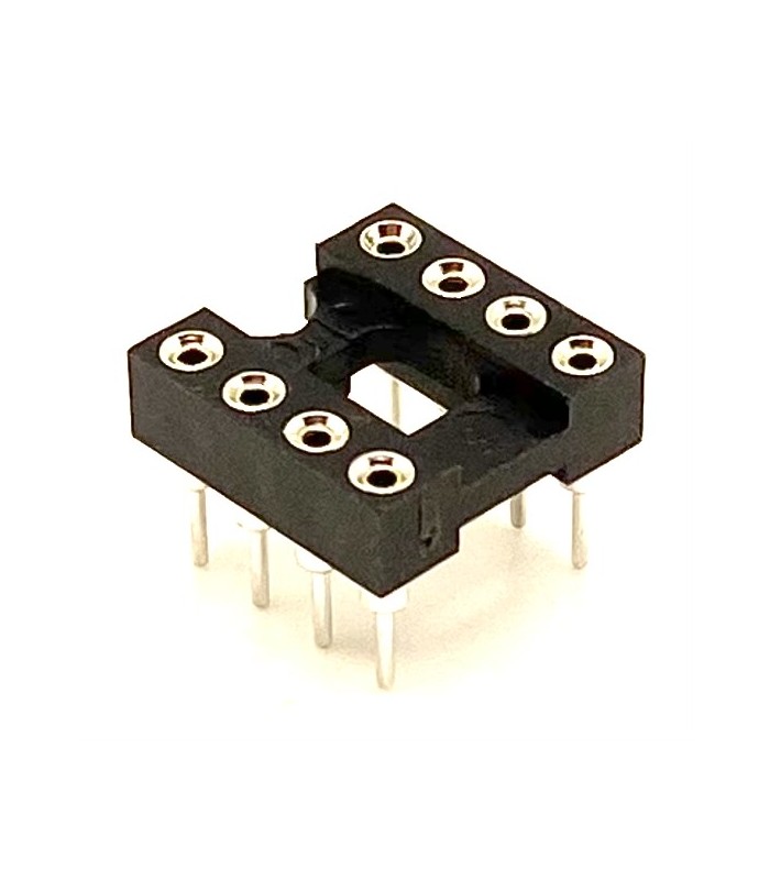 ZOCALO 8 PIN TORNEADO - SEMICONDUCTORES  -   - 