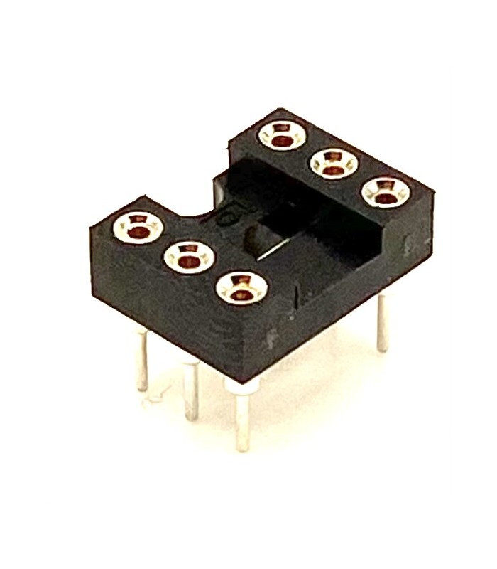 ZOCALO 6 PIN TORNEADO - SEMICONDUCTORES  -   - 