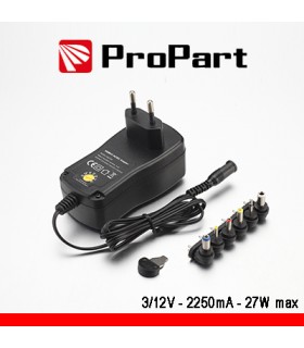 Fuente de alimentación de conmutación 3-12V 2250mA - MATERIAL