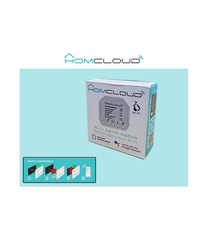 Módulo interruptor inteligente Wi-Fi - DOMOTICA-SEGURIDAD  -  
