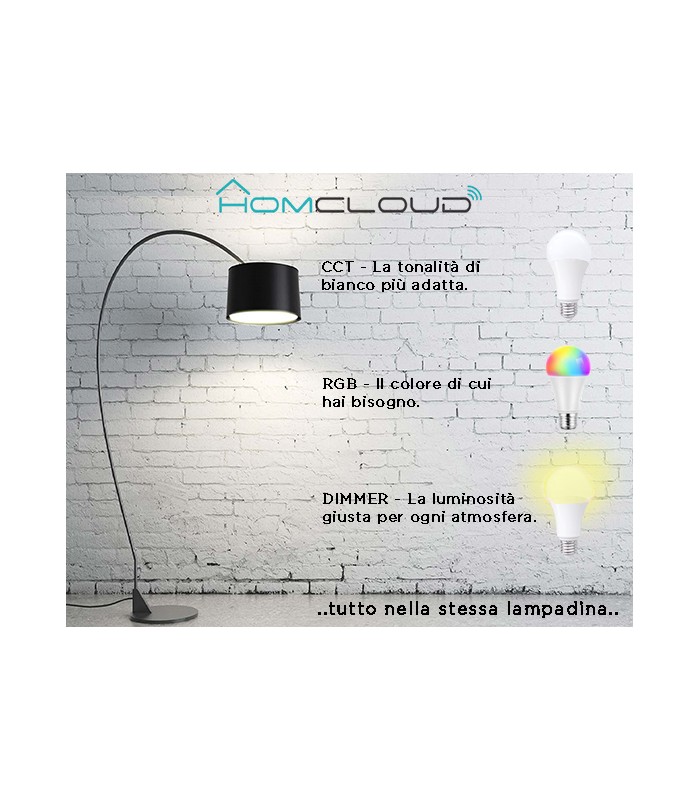 Bombilla regulable Smart Wi-Fi RGB + CCT E27 -