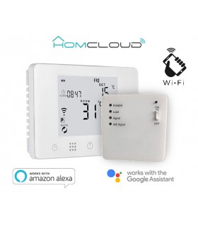 Cronotermostato digital wi-fi Homcloud receptor RF -