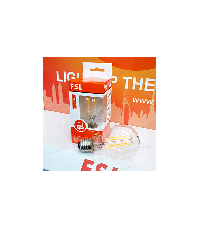 BOMBILLA A60 DIM- 7W 2700K 800LM CRI80 E27 - ILUMINACION FSL  -