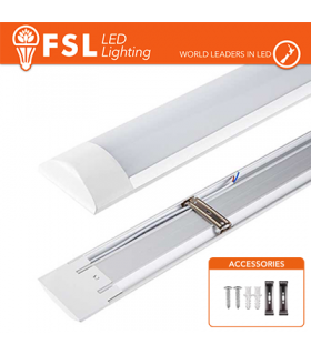 Luz techo LED ultrafino IP20 60cm 18W 1275LM 4000K -