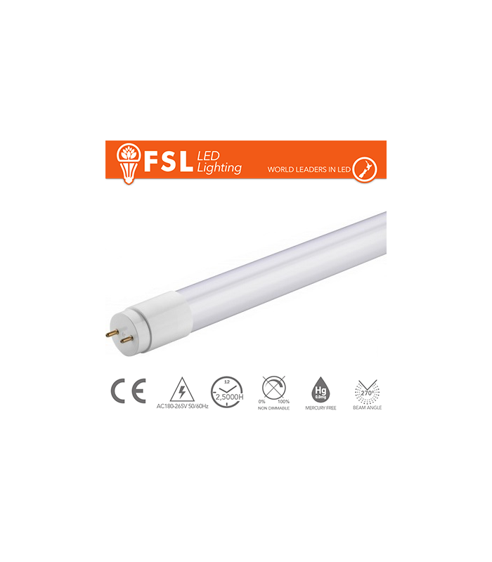 T8 LED Tubo - 14W 1200LM 6500K G13 - ILUMINACION FSL  -   -