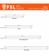 T8 LED Tubo - 14W 1130LM 4000K G13 - ILUMINACION FSL  -   -