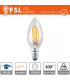 C35 - 4W 2700K 400LM 300º CRI80 E14 15.000h - ILUMINACION FSL