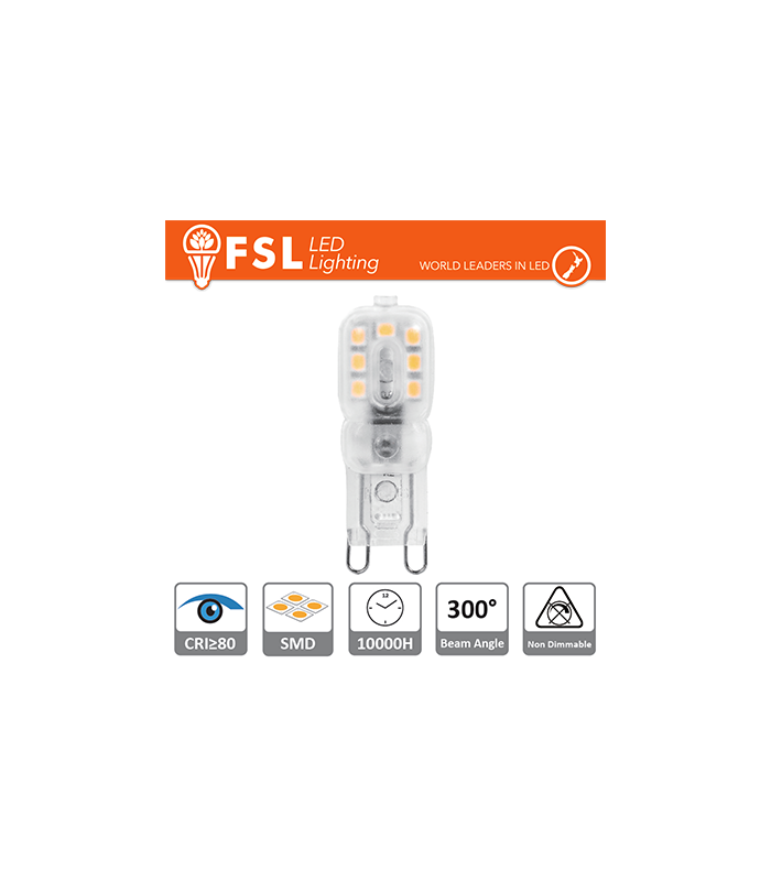 G9 - 2.2W 4000K 235LM CRI80 AC-230v - ILUMINACION FSL  -   - 