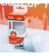 G45 - 5,5W 6500K 480LM CRI80 E27 15.000h - ILUMINACION FSL  -  