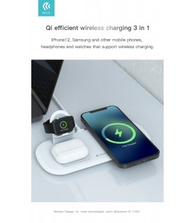 Cargador magnético Smart Series 3In1 para iPhone, - MY PHONE