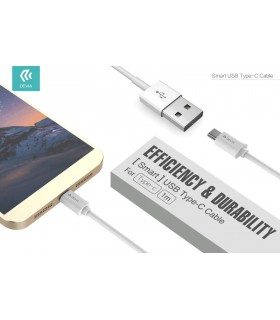 Cable Smart series Type-C 2M Blanco - MY PHONE DEVIA  -   -