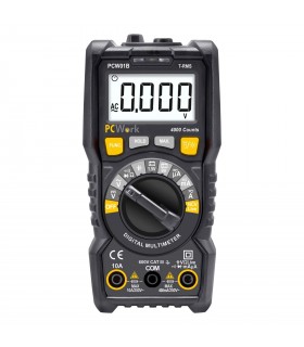 Multímetro digital PCWork PCW01B - EQUIPOS DE MEDICION Y PRUEBA