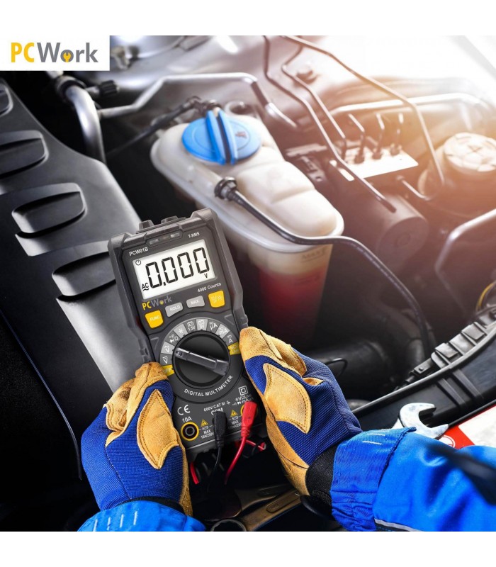 Multímetro digital PCWork PCW01B - EQUIPOS DE MEDICION Y PRUEBA
