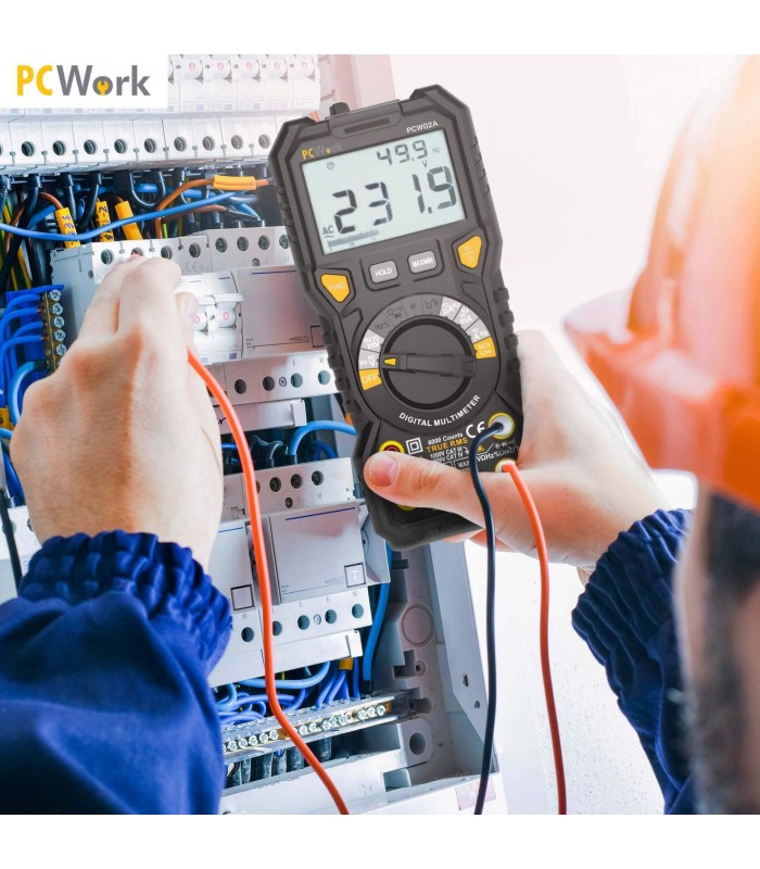 Multímetro digital PCWork PCW02A - EQUIPOS DE MEDICION Y PRUEBA