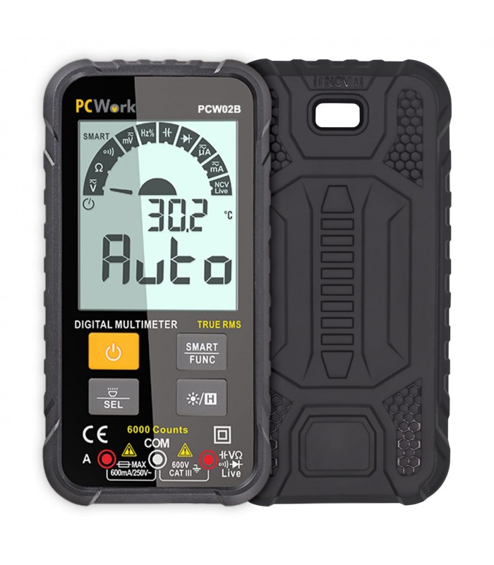Multímetro digital PCWork PCW02B - EQUIPOS DE MEDICION Y PRUEBA