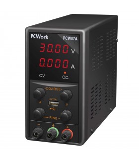 Fuente alimentación laboratorio PCWork PCW07A - EQUIPOS DE