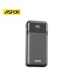 POWER BANK ASPOR 20000mah 2S NEGRO