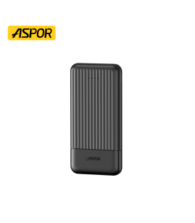 POWER BANK ASPOR 10000mah 2S NEGRO - power bank  -   -